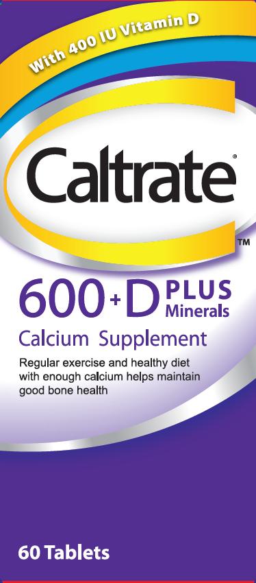 Caltrate 600+D Plus Minerals